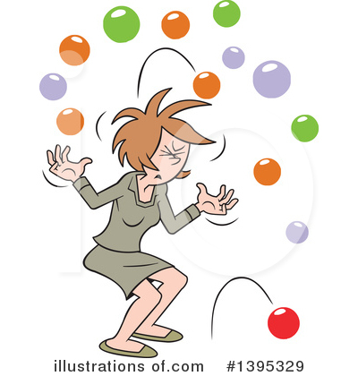 Juggling Clipart #1395329 by Johnny Sajem