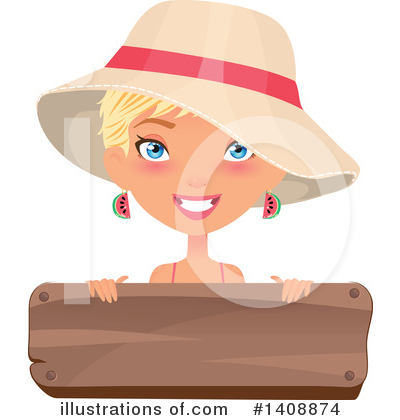 Royalty-Free (RF) Woman Clipart Illustration by Melisende Vector - Stock Sample #1408874