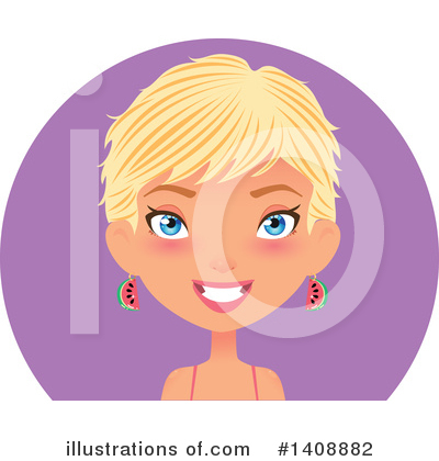 Royalty-Free (RF) Woman Clipart Illustration by Melisende Vector - Stock Sample #1408882