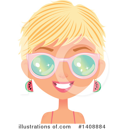 Royalty-Free (RF) Woman Clipart Illustration by Melisende Vector - Stock Sample #1408884