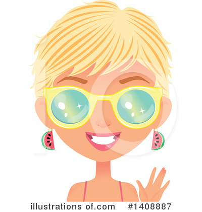 Royalty-Free (RF) Woman Clipart Illustration by Melisende Vector - Stock Sample #1408887
