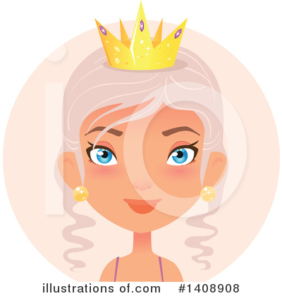 Queen Clipart #1408908 by Melisende Vector