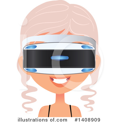 Virtual Reality Clipart #1408909 by Melisende Vector