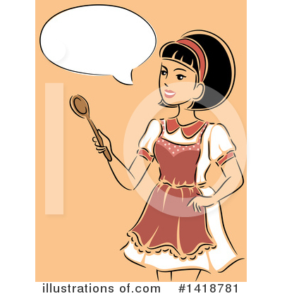 Royalty-Free (RF) Woman Clipart Illustration by BNP Design Studio - Stock Sample #1418781