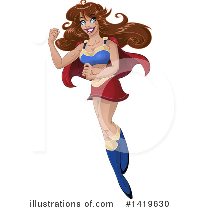 Super Woman Clipart #1419630 by Liron Peer