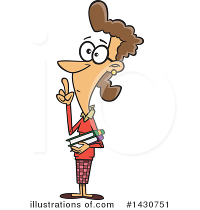 Librarian Clipart #1430751 by toonaday