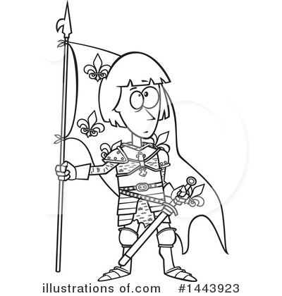 Royalty-Free (RF) Woman Clipart Illustration by toonaday - Stock Sample #1443923