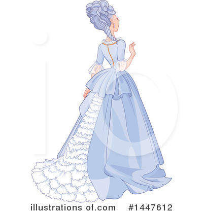 Royalty-Free (RF) Woman Clipart Illustration by Pushkin - Stock Sample #1447612