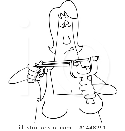 Royalty-Free (RF) Woman Clipart Illustration by djart - Stock Sample #1448291