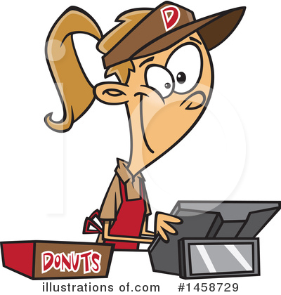 Doughnuts Clipart #1458729 by toonaday