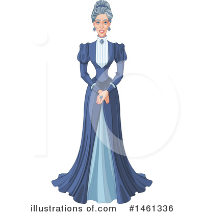 Royalty-Free (RF) Woman Clipart Illustration by Pushkin - Stock Sample #1461336