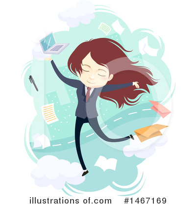 Business Woman Clipart #1467169 by BNP Design Studio