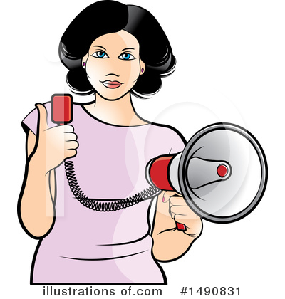 Megaphone Clipart #1490831 by Lal Perera