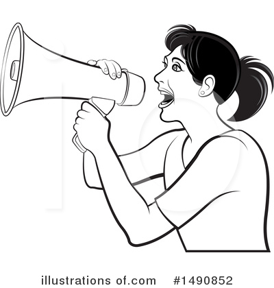Megaphone Clipart #1490852 by Lal Perera