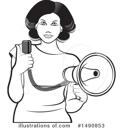 Megaphone Clipart #1490853 by Lal Perera