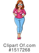 Woman Clipart #1517268 by Clip Art Mascots