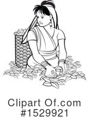 Woman Clipart #1529921 by Lal Perera