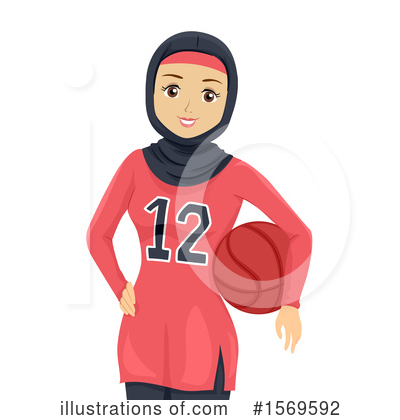Basketball Player Clipart #1569592 by BNP Design Studio