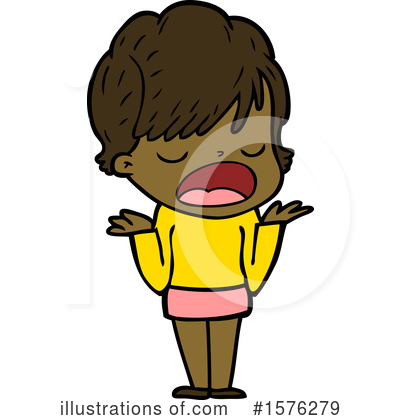 Royalty-Free (RF) Woman Clipart Illustration by lineartestpilot - Stock Sample #1576279