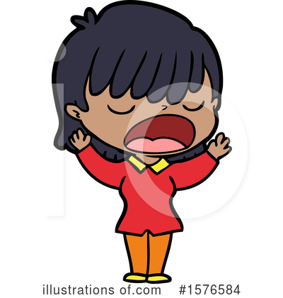 Royalty-Free (RF) Woman Clipart Illustration by lineartestpilot - Stock Sample #1576584