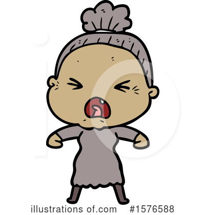 Royalty-Free (RF) Woman Clipart Illustration by lineartestpilot - Stock Sample #1576588