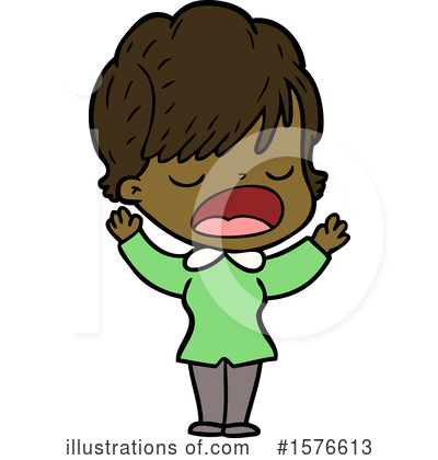 Royalty-Free (RF) Woman Clipart Illustration by lineartestpilot - Stock Sample #1576613