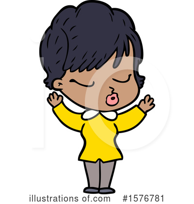 Royalty-Free (RF) Woman Clipart Illustration by lineartestpilot - Stock Sample #1576781