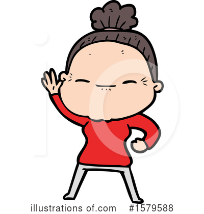 Royalty-Free (RF) Woman Clipart Illustration by lineartestpilot - Stock Sample #1579588