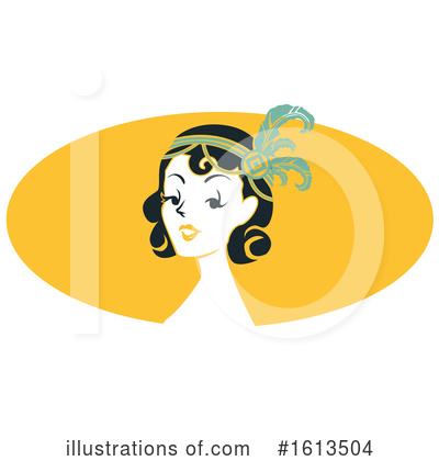 Royalty-Free (RF) Woman Clipart Illustration by BNP Design Studio - Stock Sample #1613504