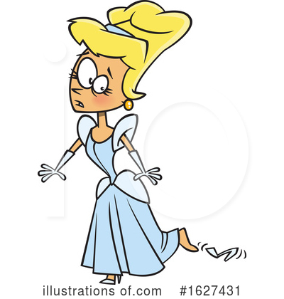 Cinderella Clipart #1627431 by toonaday