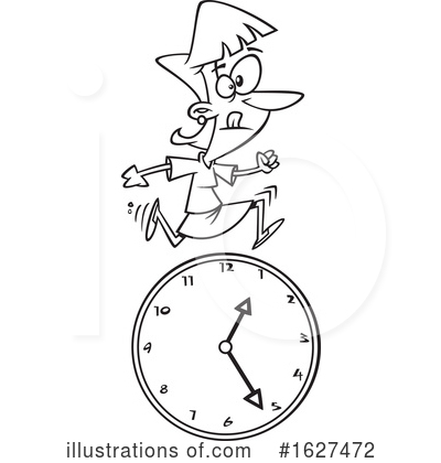 Clock Clipart #1627472 by toonaday