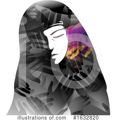 Royalty-Free (RF) Woman Clipart Illustration by BNP Design Studio - Stock Sample #1632820