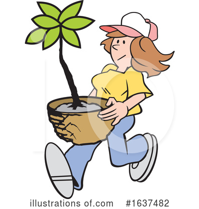Gardening Clipart #1637482 by Johnny Sajem