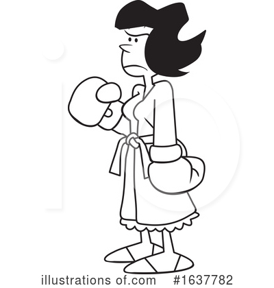 Royalty-Free (RF) Woman Clipart Illustration by Johnny Sajem - Stock Sample #1637782