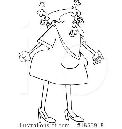 Royalty-Free (RF) Woman Clipart Illustration by djart - Stock Sample #1655918