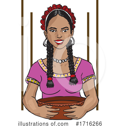 Royalty-Free (RF) Woman Clipart Illustration by David Rey - Stock Sample #1716266