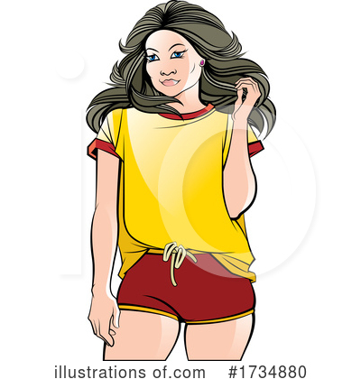 Royalty-Free (RF) Woman Clipart Illustration by Lal Perera - Stock Sample #1734880