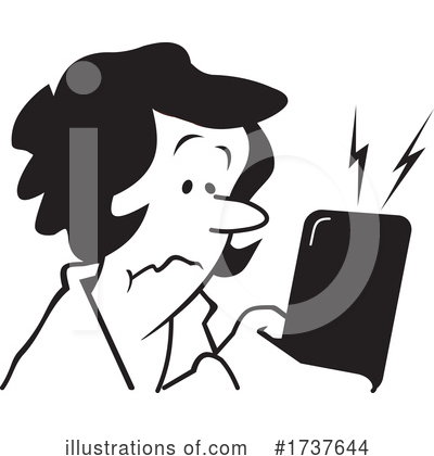 Telephone Clipart #1737644 by Johnny Sajem
