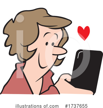 Telephone Clipart #1737655 by Johnny Sajem