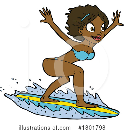 Surfboard Clipart #1801798 by lineartestpilot