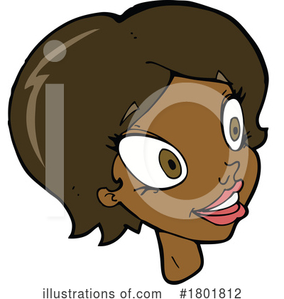 Black Woman Clipart #1801812 by lineartestpilot
