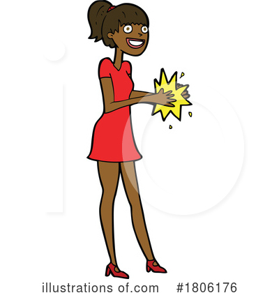 Black Woman Clipart #1806176 by lineartestpilot