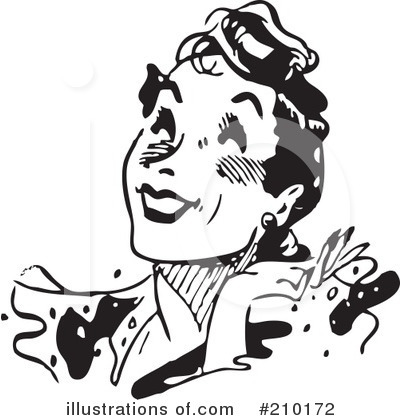 Royalty-Free (RF) Woman Clipart Illustration by BestVector - Stock Sample #210172