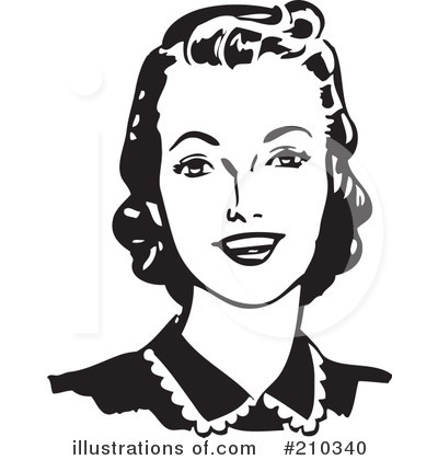 Royalty-Free (RF) Woman Clipart Illustration by BestVector - Stock Sample #210340