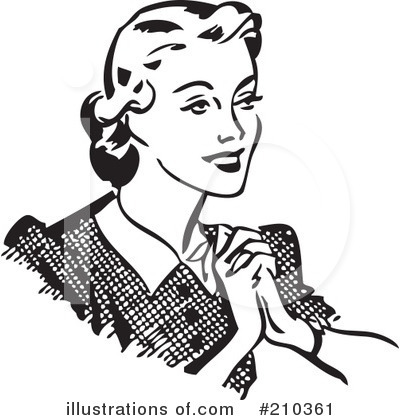 Royalty-Free (RF) Woman Clipart Illustration by BestVector - Stock Sample #210361