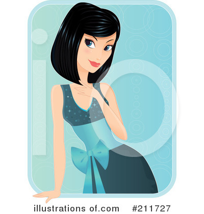 Royalty-Free (RF) Woman Clipart Illustration by Melisende Vector - Stock Sample #211727