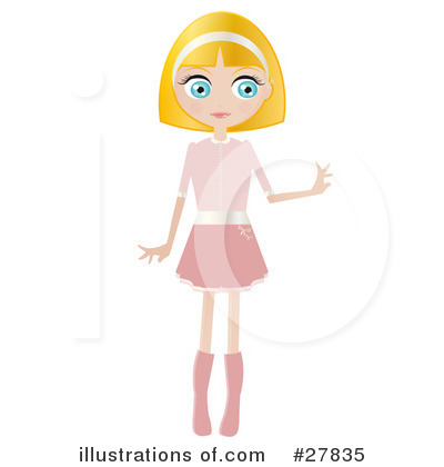 Royalty-Free (RF) Woman Clipart Illustration by Melisende Vector - Stock Sample #27835