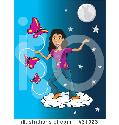Moon Clipart #31023 by David Rey