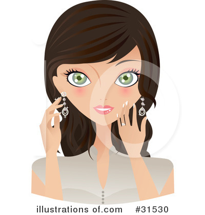 Royalty-Free (RF) Woman Clipart Illustration by Melisende Vector - Stock Sample #31530