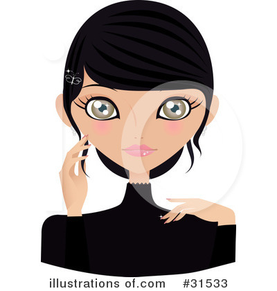 Royalty-Free (RF) Woman Clipart Illustration by Melisende Vector - Stock Sample #31533